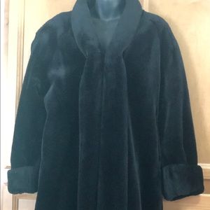 Black winter long jacket